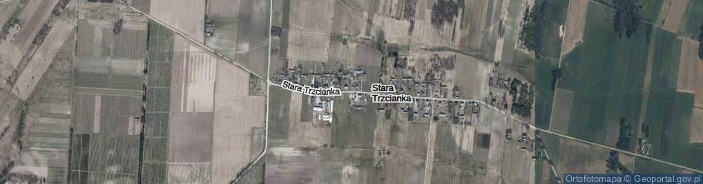 Zdjęcie satelitarne Stara Trzcianka ul.